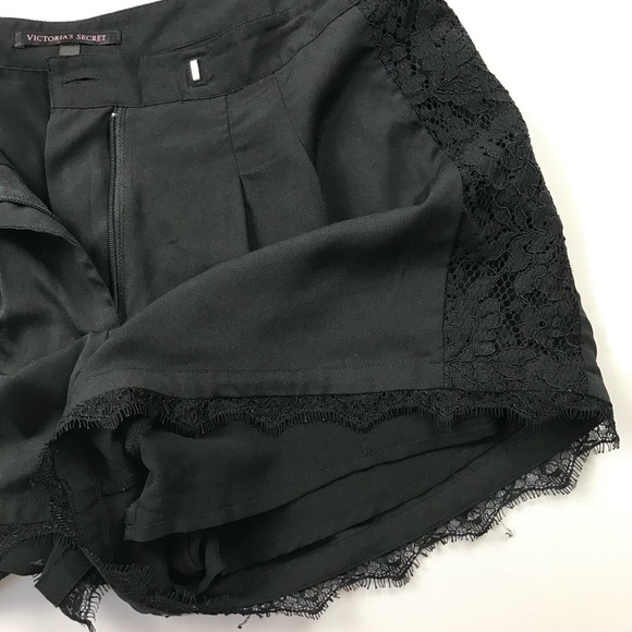 Victoria’s Secret Black Shorts w/Lace Trim - 6 - Picture 8 of 9